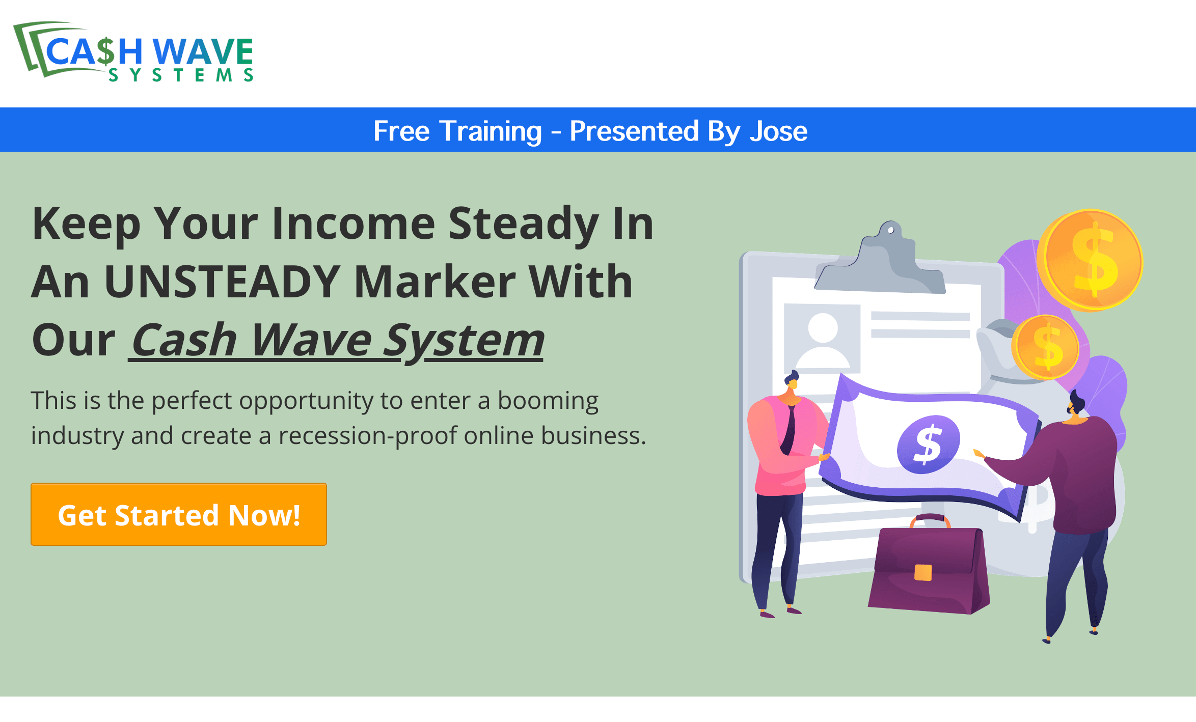 Cash Wave Systems Free Training Presented By Jose